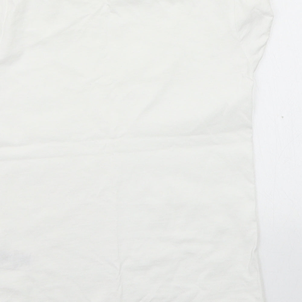 NEXT Girls White Basic T-Shirt Size 9 Years