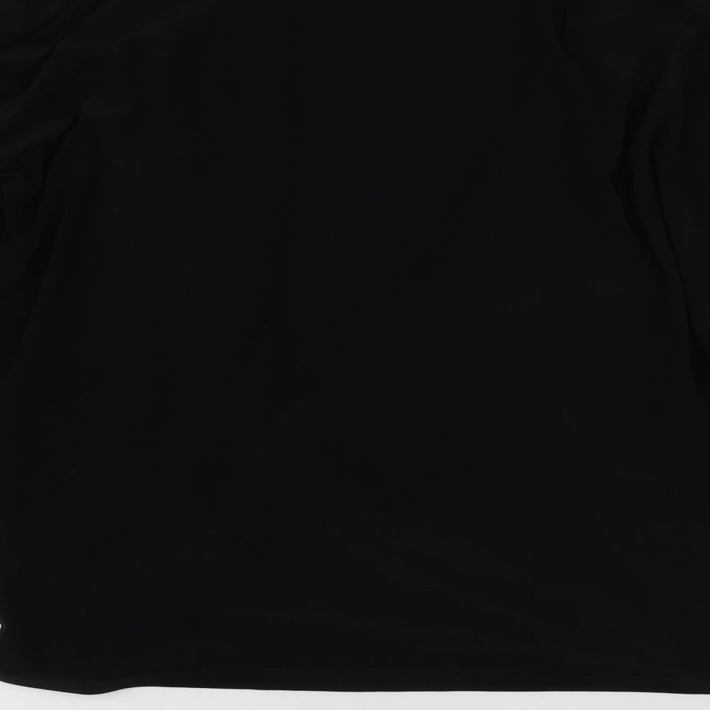 Missguided Womens Black Basic Blouse Size 8
