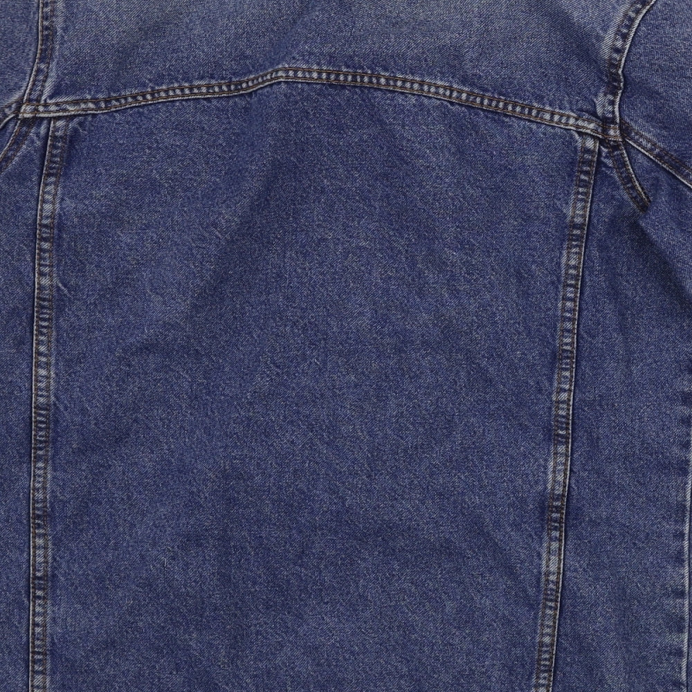 denim co Womens Blue Jacket Coat Size 4