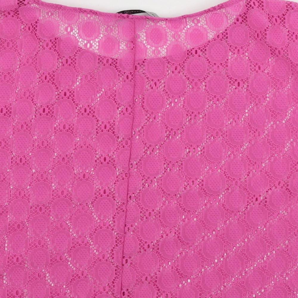 Atmosphere Womens Pink Basic T-Shirt Size 16