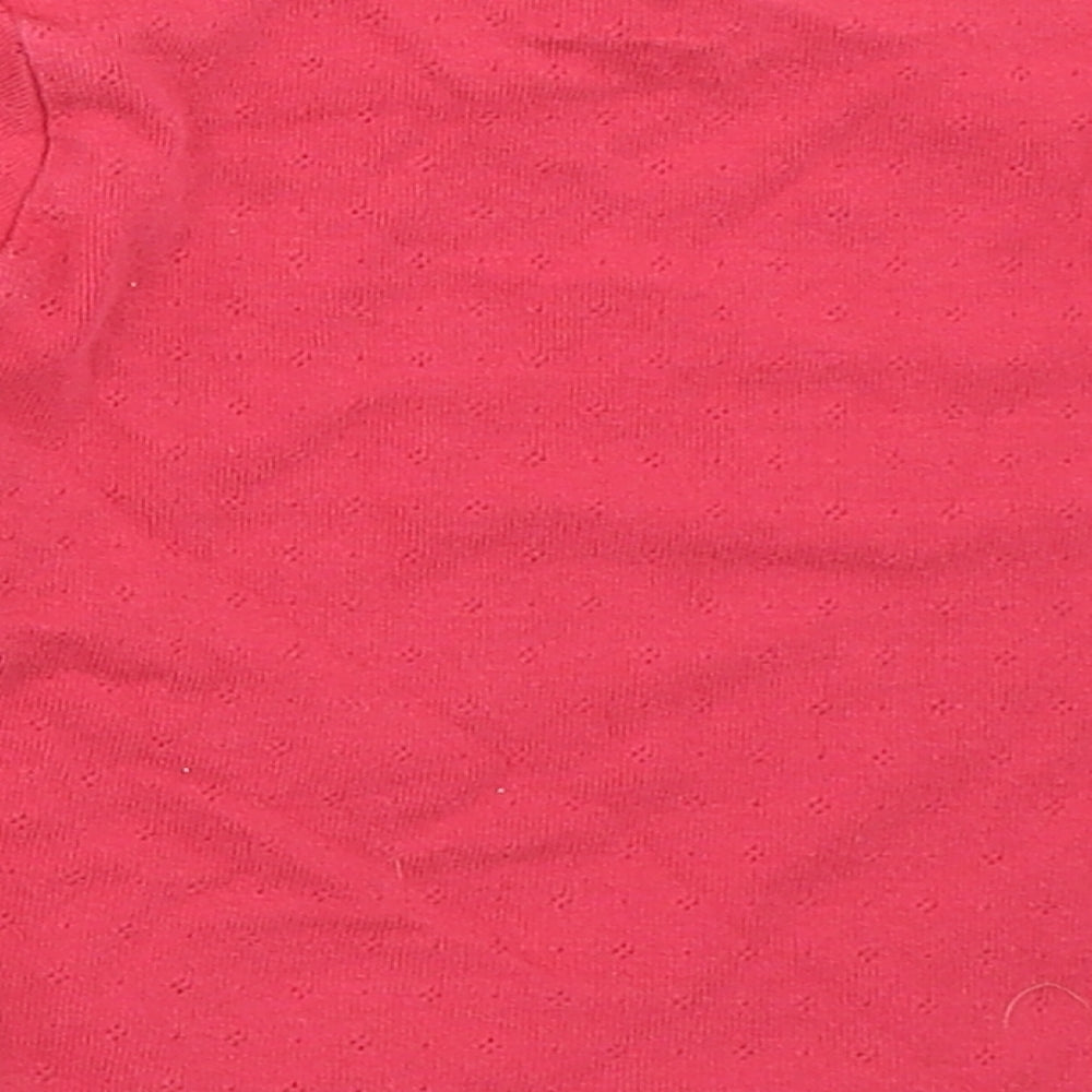 F&F Girls Pink Basic T-Shirt Size 9-12 Months