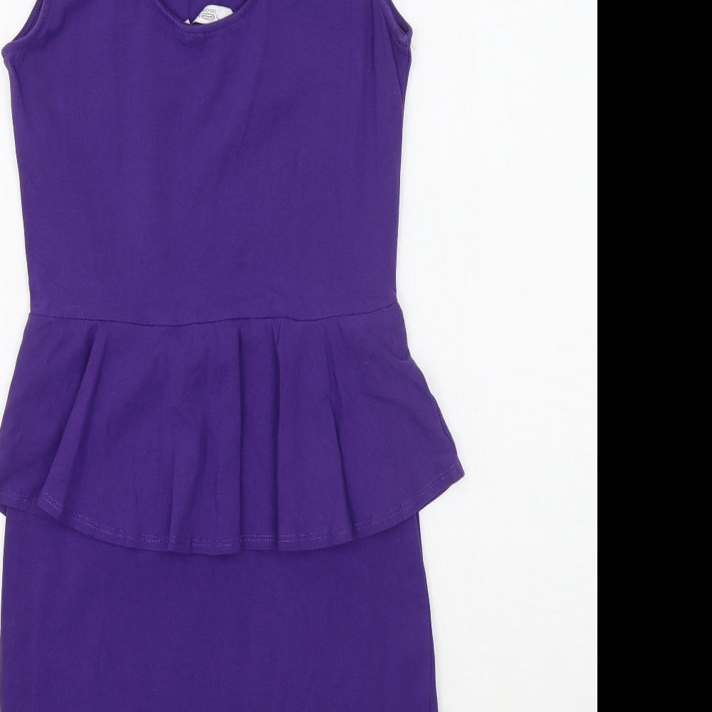 Newlook Womens Purple A-Line Size 12
