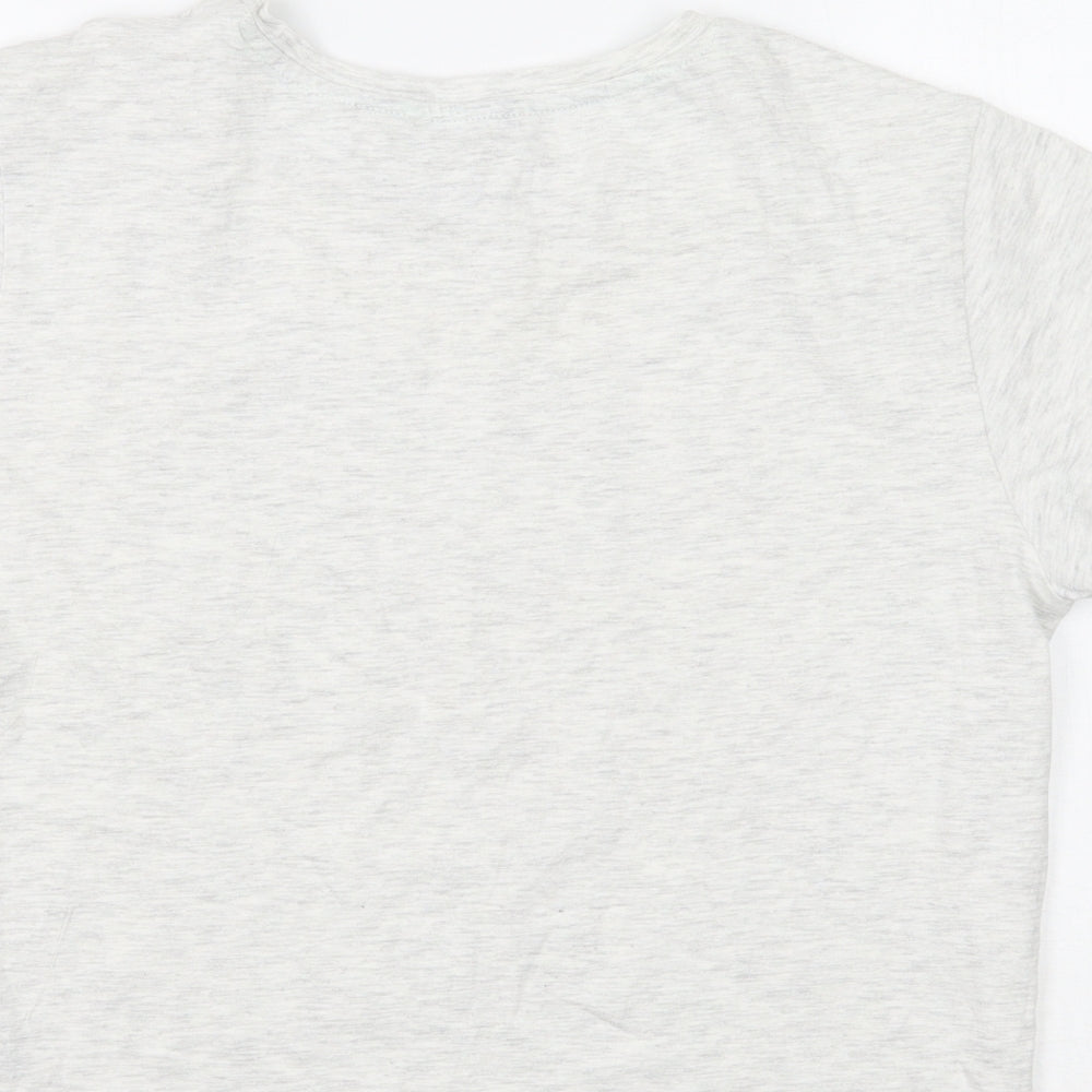 Newlook Girls Grey Basic T-Shirt Size L