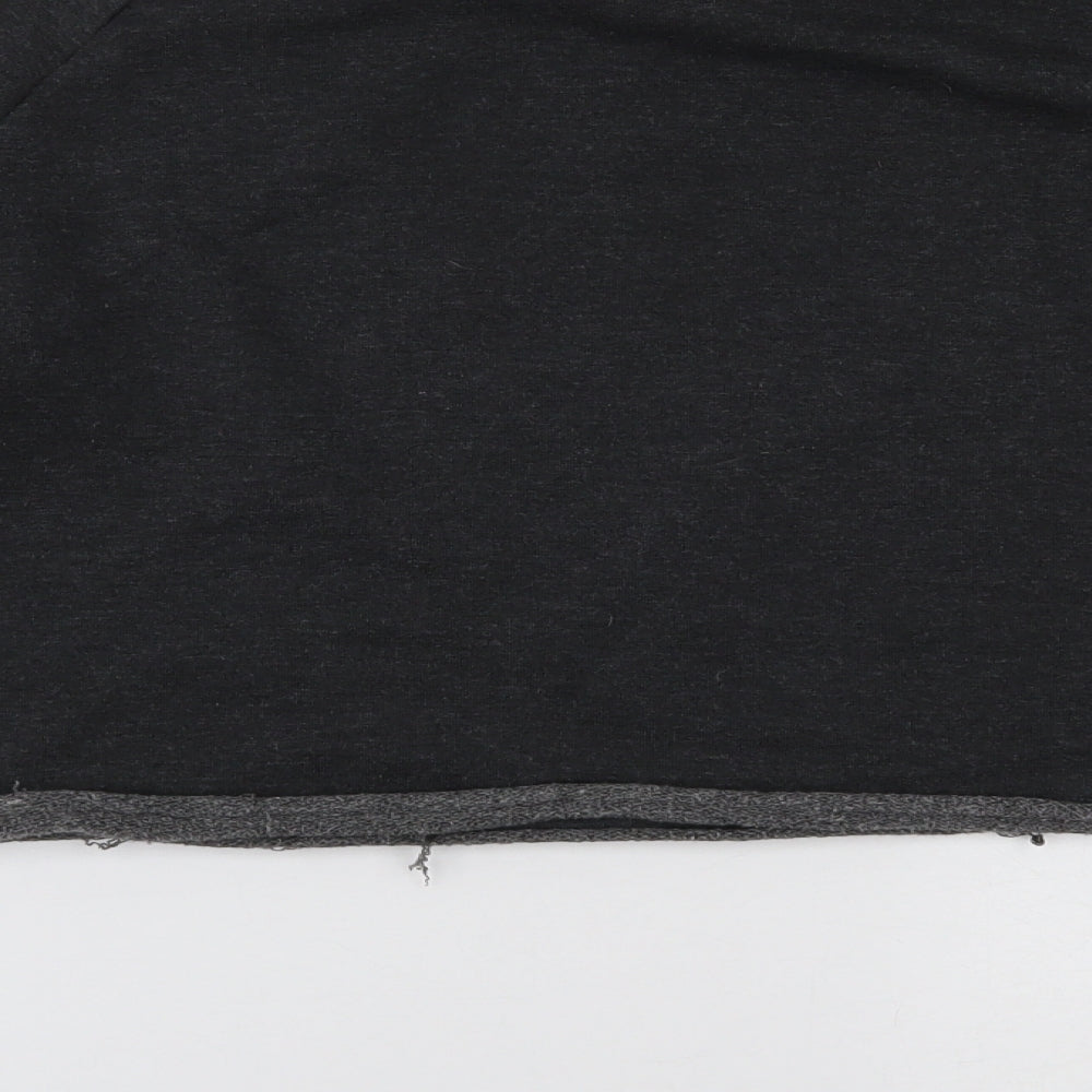 New Look Womens Grey Pullover Sweatshirt Size 10