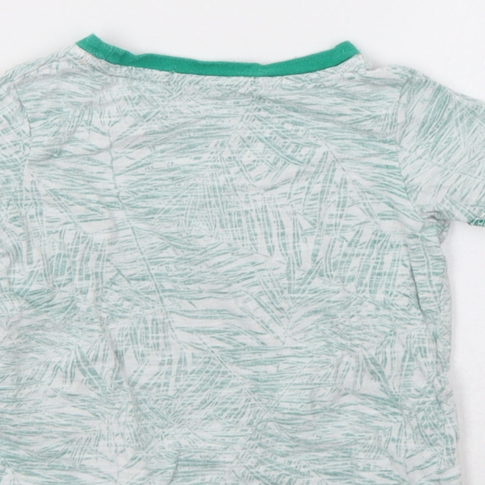 George Baby Green Floral Basic T-Shirt Size 18-24 Months - Super Cool
