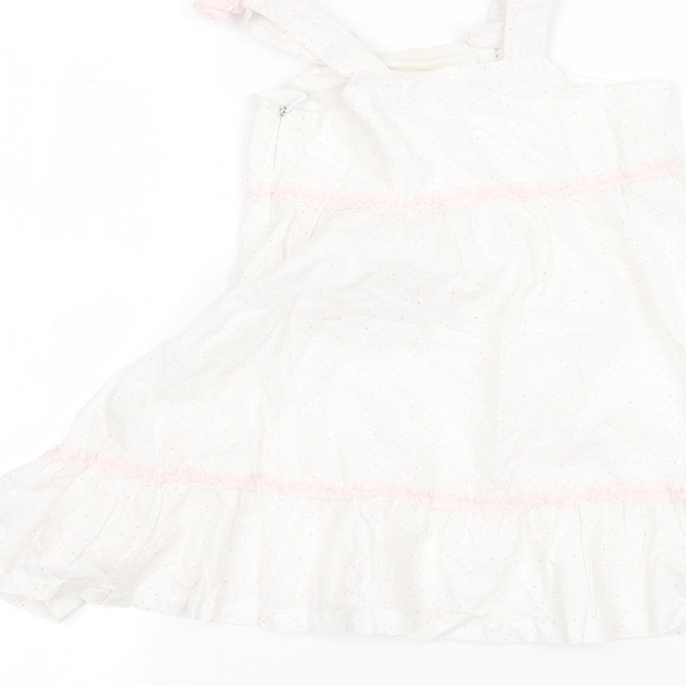 bebe Baby White A-Line Size 12 Months