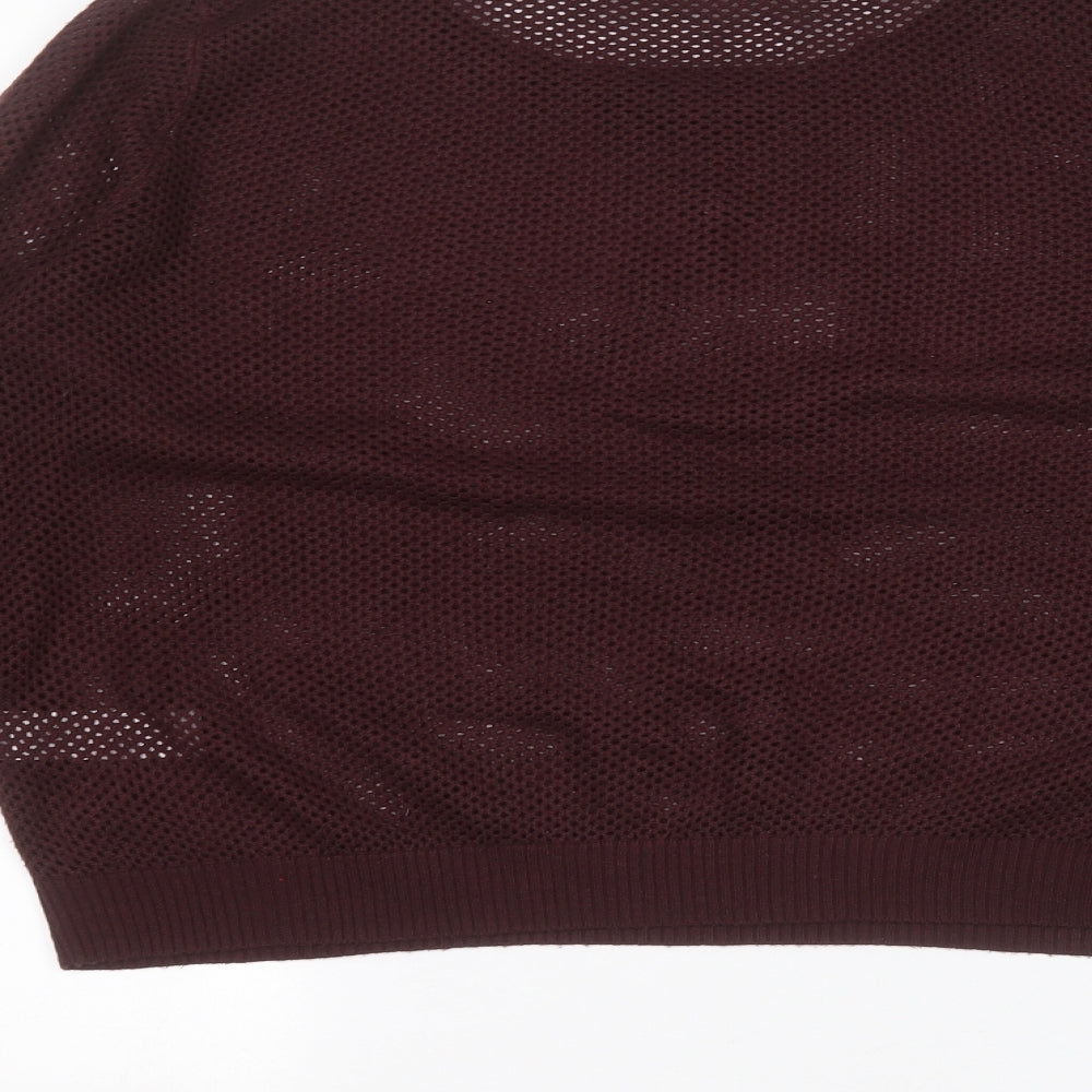 New Look Womens Red Pullover Jumper Size 18