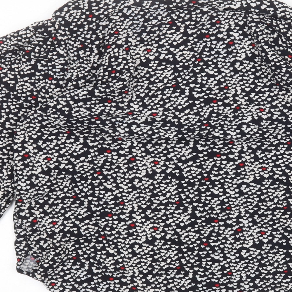 NEXT Womens Black Basic T-Shirt Size 10