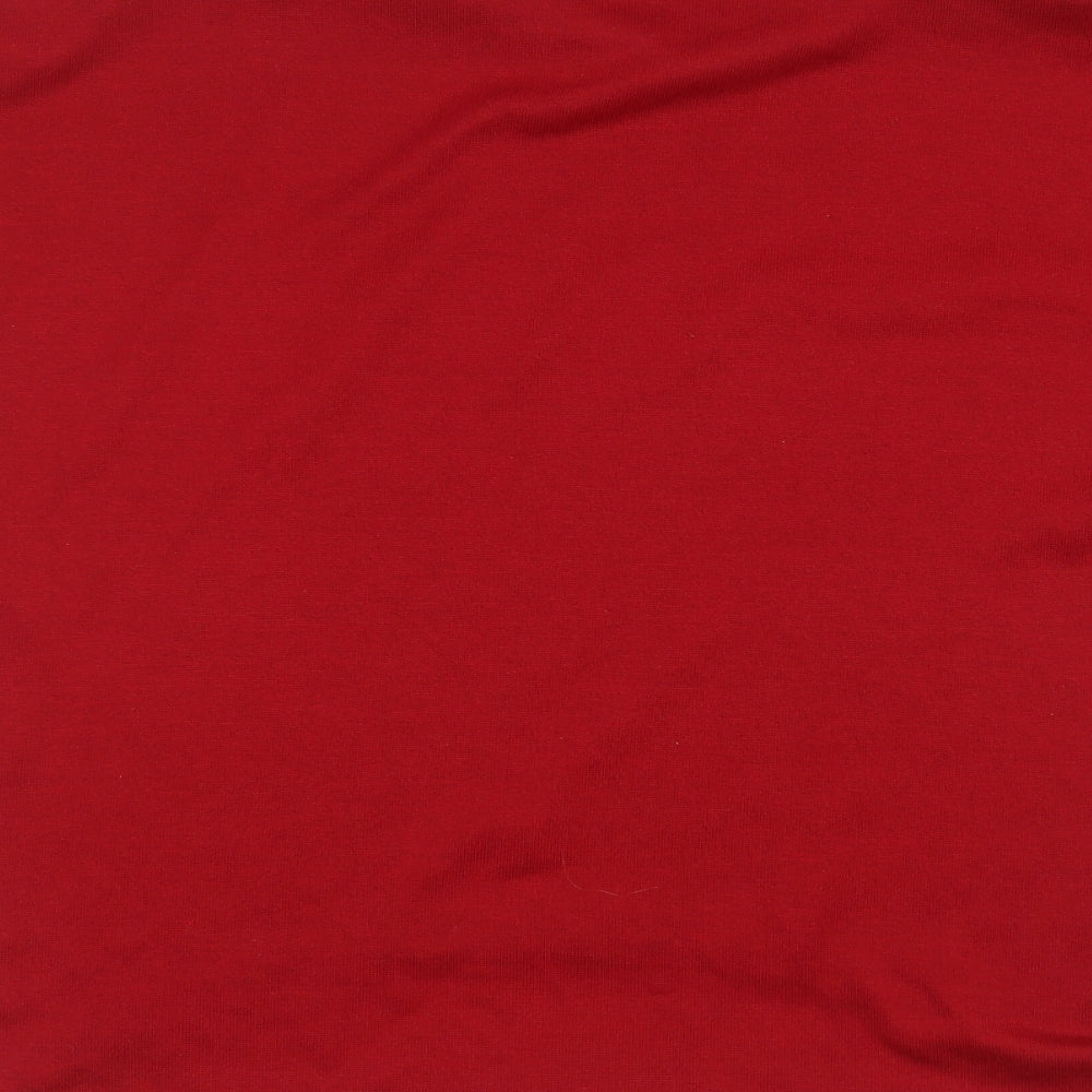 Quiz Womens Red Basic T-Shirt Size S