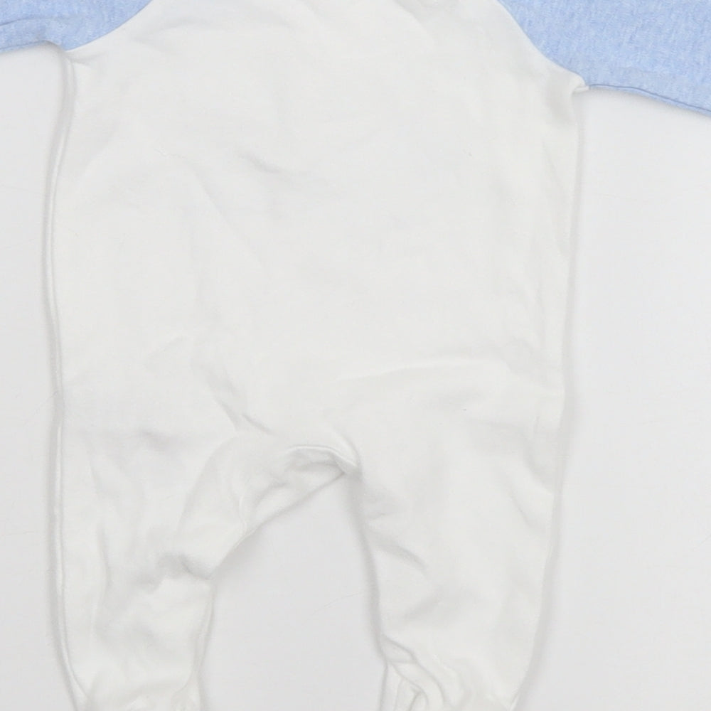F&F Baby White Babygrow One-Piece Size 0-3 Months - Nice to Meet you