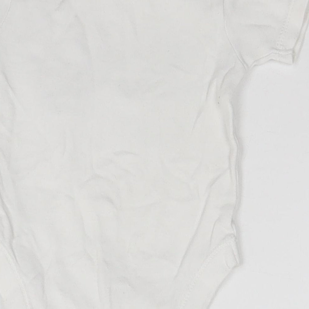 George Baby White Leotard One-Piece Size 3-6 Months - Hello, Bunny