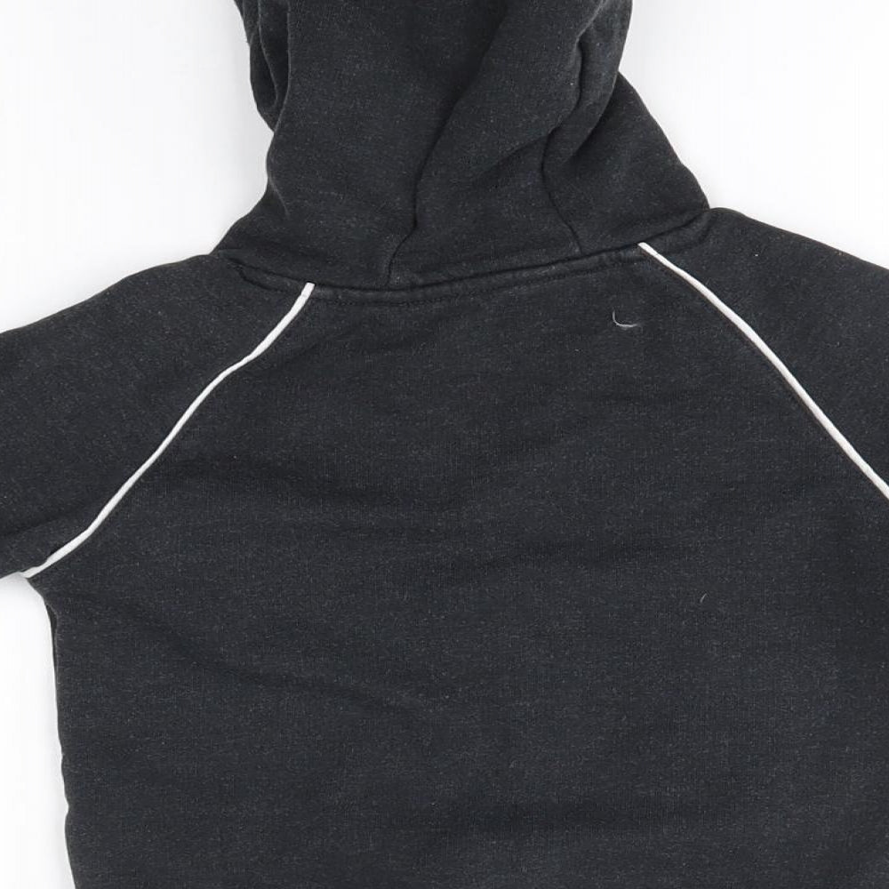 Matalan Boys Black Pullover Hoodie Size 2-3 Years - I'm the boss