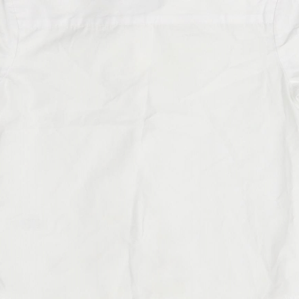 George Boys White Basic Button-Up Size 4-5 Years