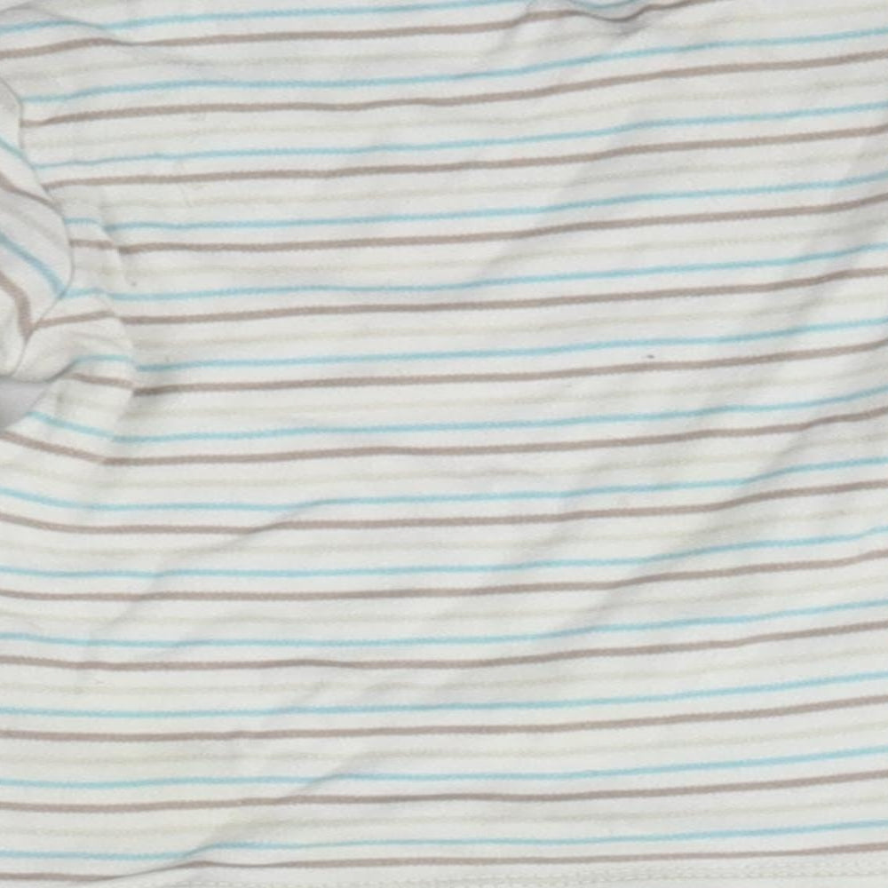 M&Co Baby White Striped Pullover Jumper Size 12-18 Months