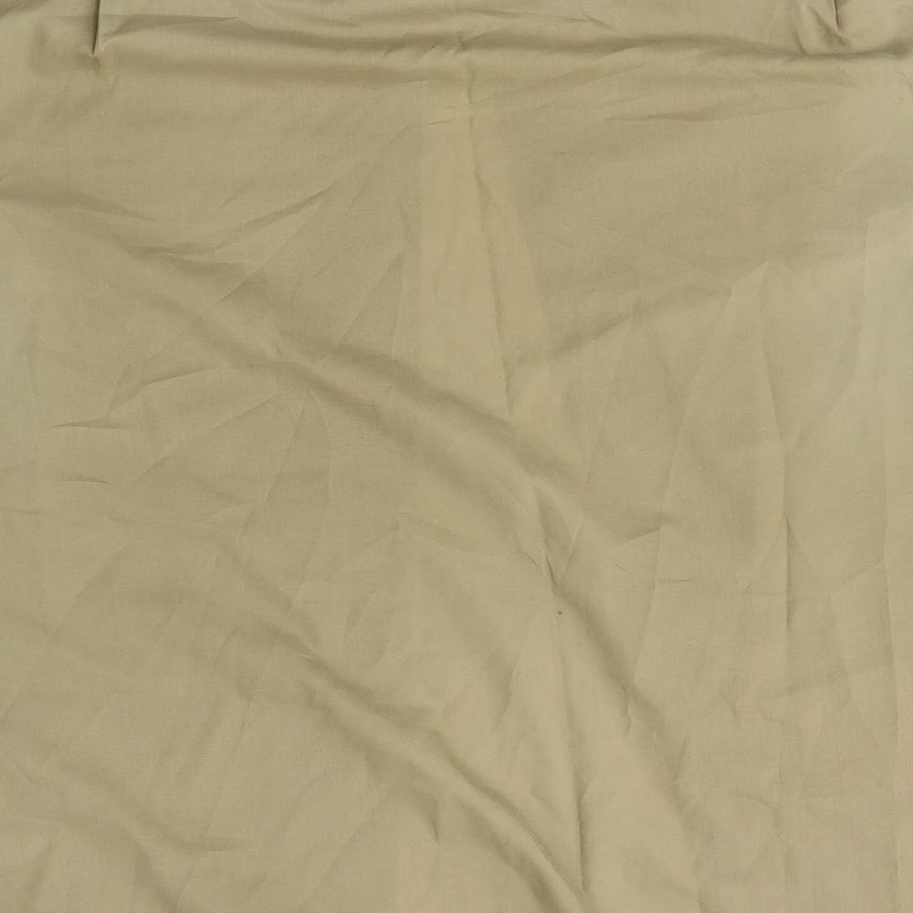 M&S Mens Green Button-Up Size L - Olive