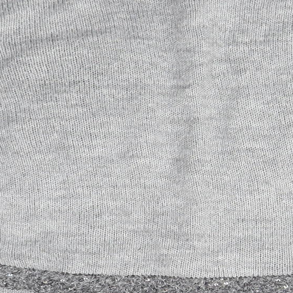 George Girls Grey Pullover Jumper Size 7-8 Years