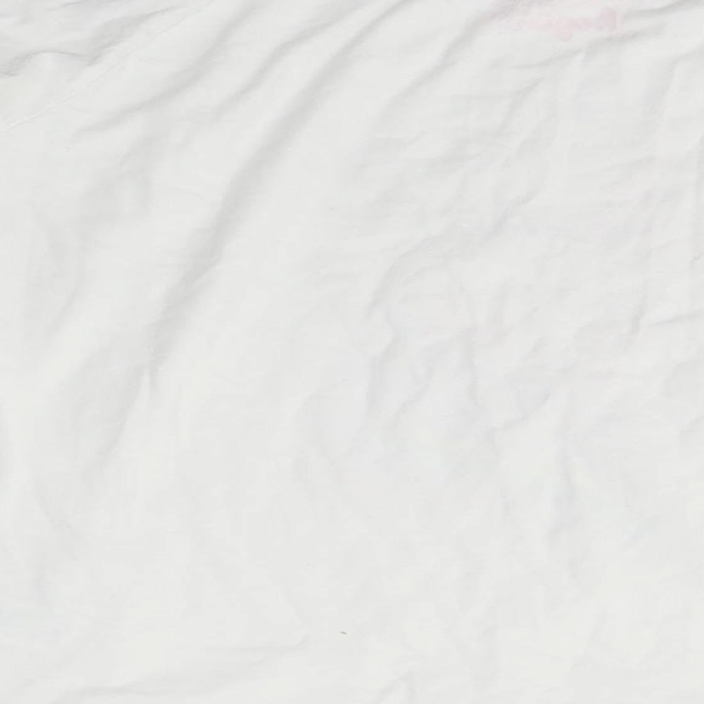 Matalan Girls White Basic T-Shirt Size 12 Years - Unicorn