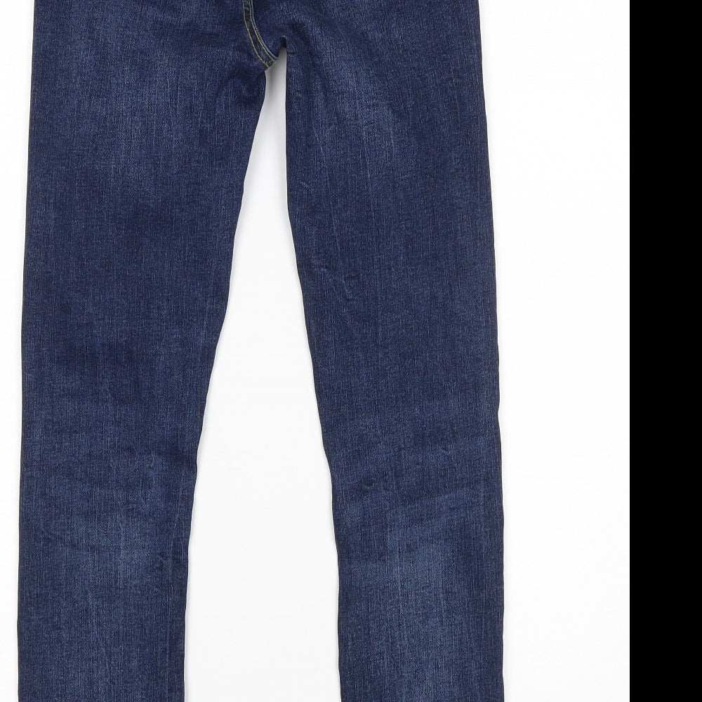 Denim Co Womens Blue Skinny Jeans Size 6 L27 in