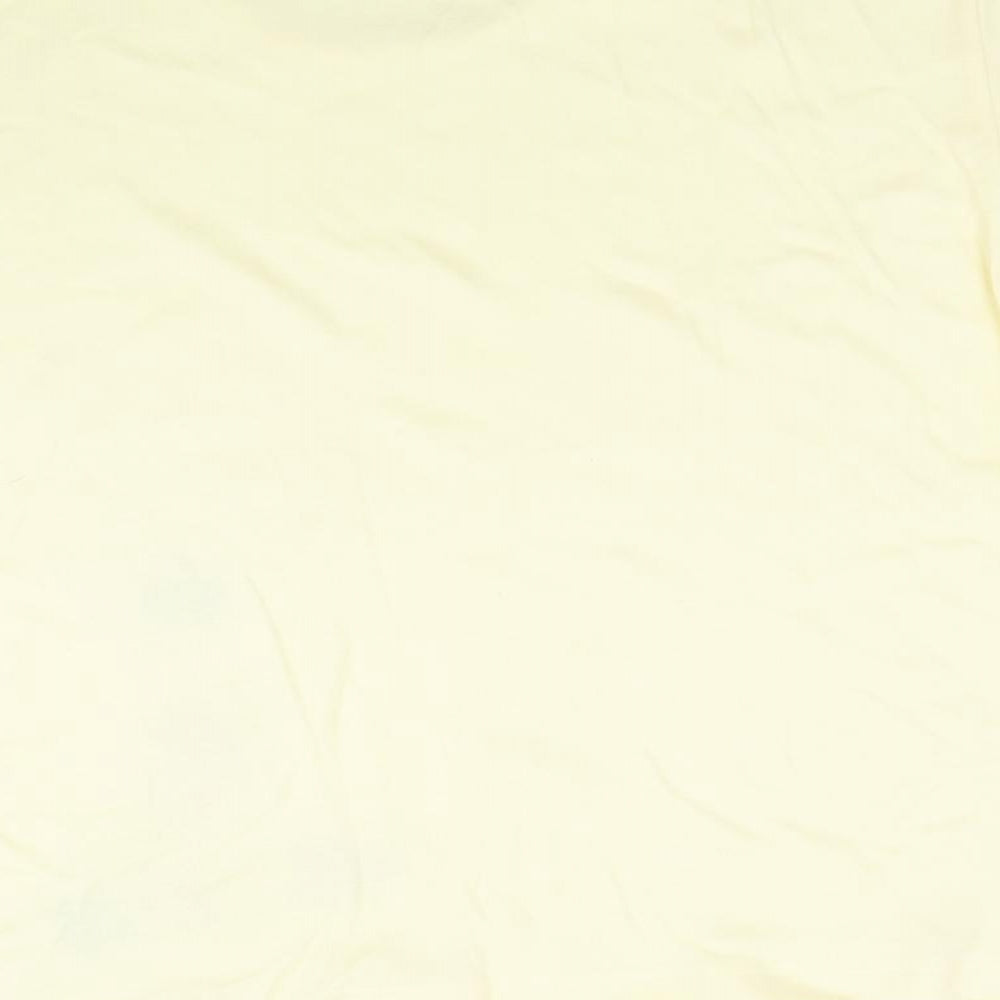 Akai Womens Yellow Basic T-Shirt Size L