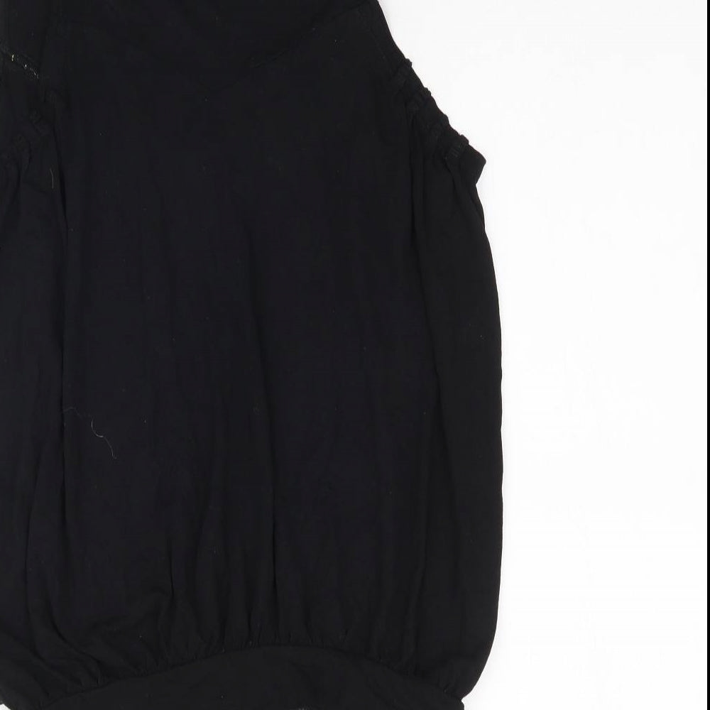 Debenhams Womens Black Basic Tank Size 8