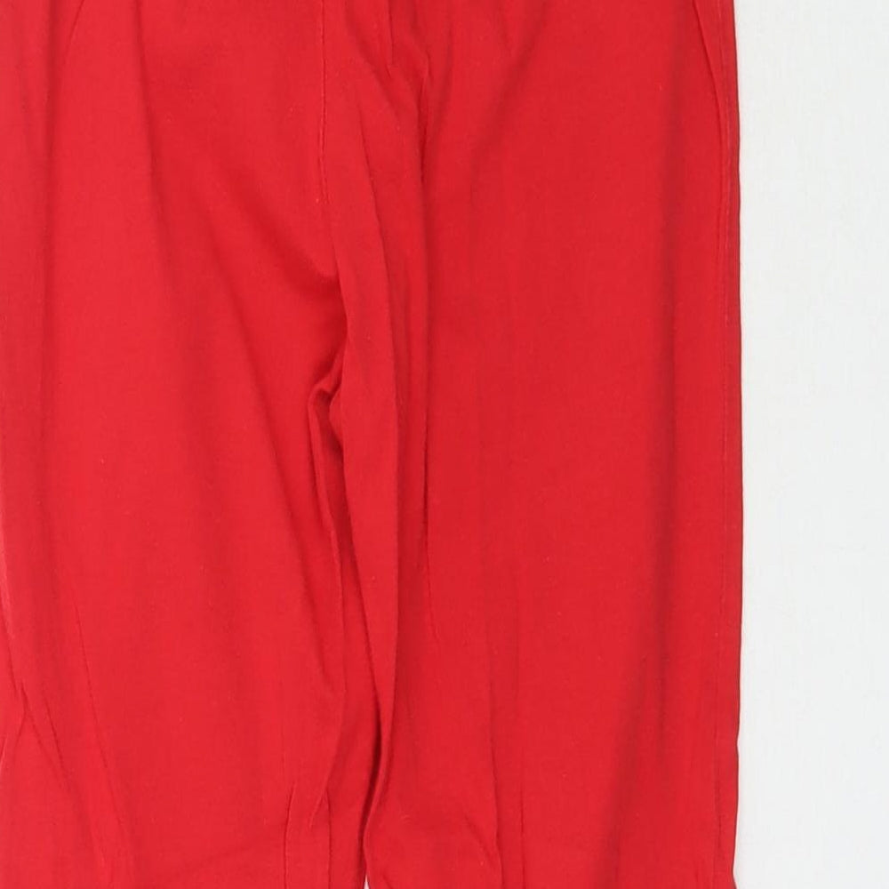 George Girls Red Trousers Size 6-7 Years - Grenadier guard