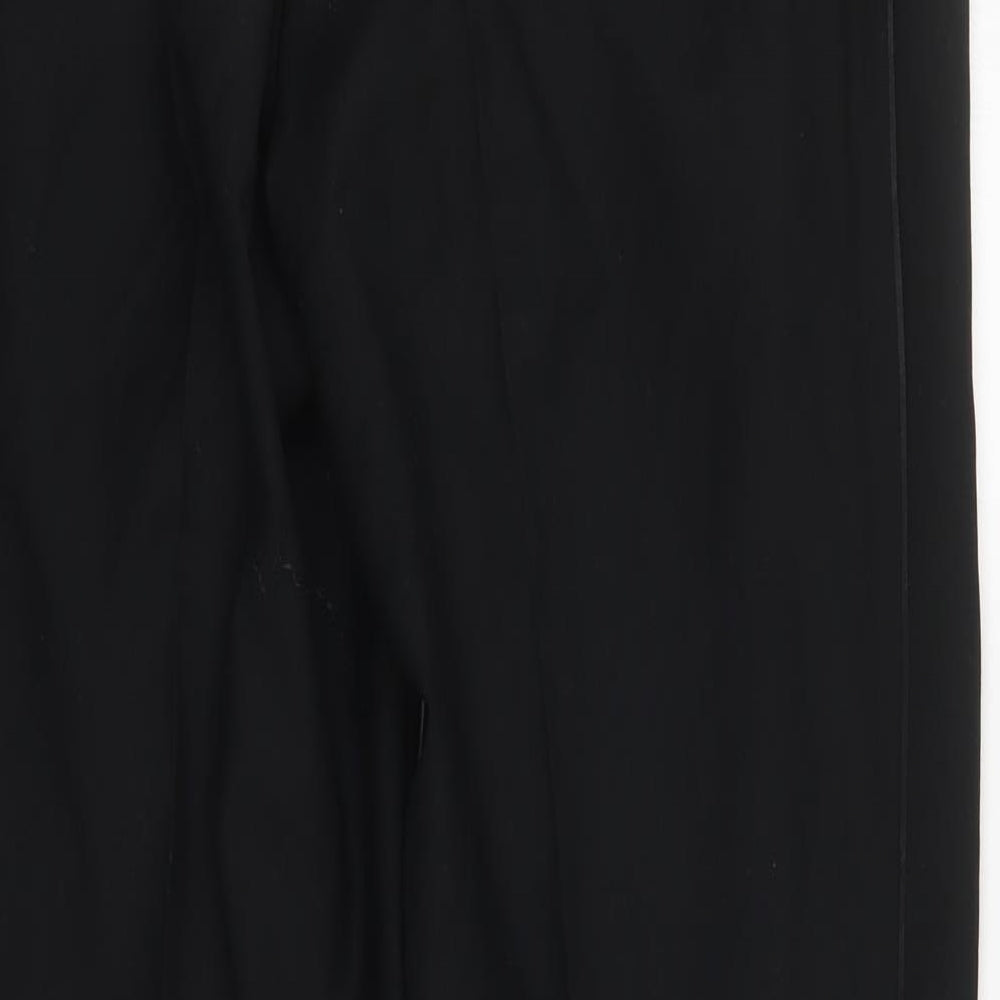 VOEUT Womens Black Trousers Size 12 L32 in