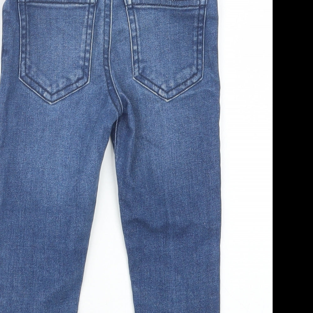 Denim Co. Girls Blue Denim Capri Jeans Size 18-24 Months