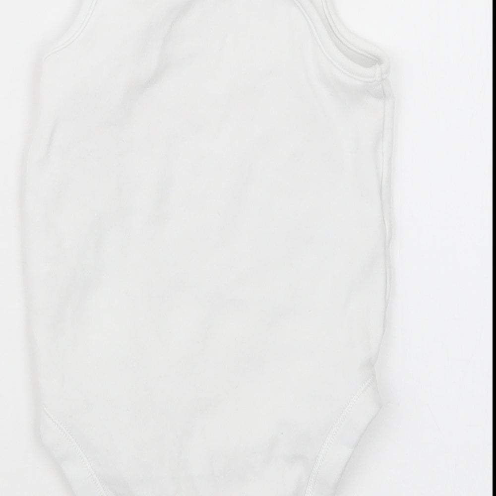 George Baby White Babygrow One-Piece Size 12-18 Months