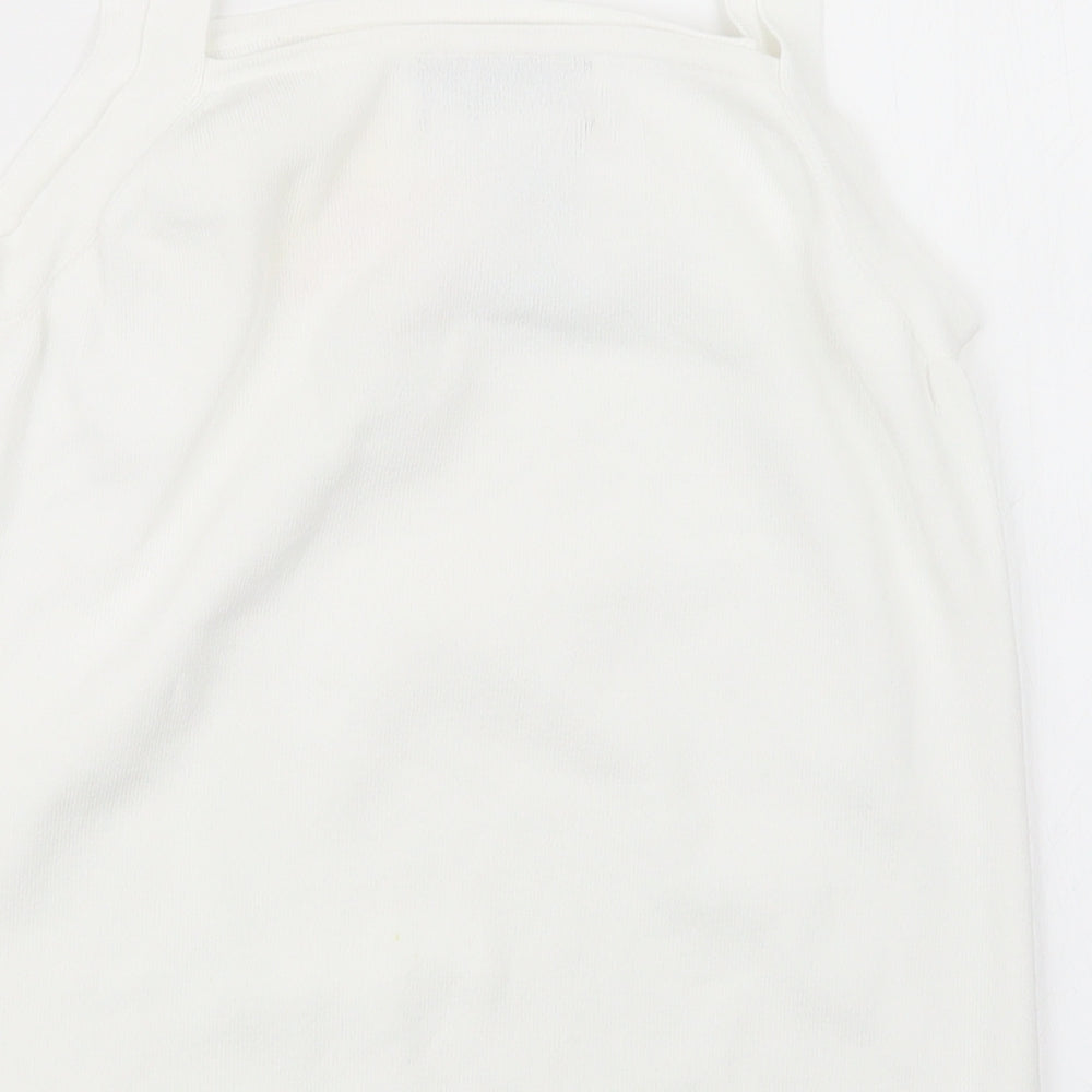 Joseph A. Womens White Basic Tank Size M