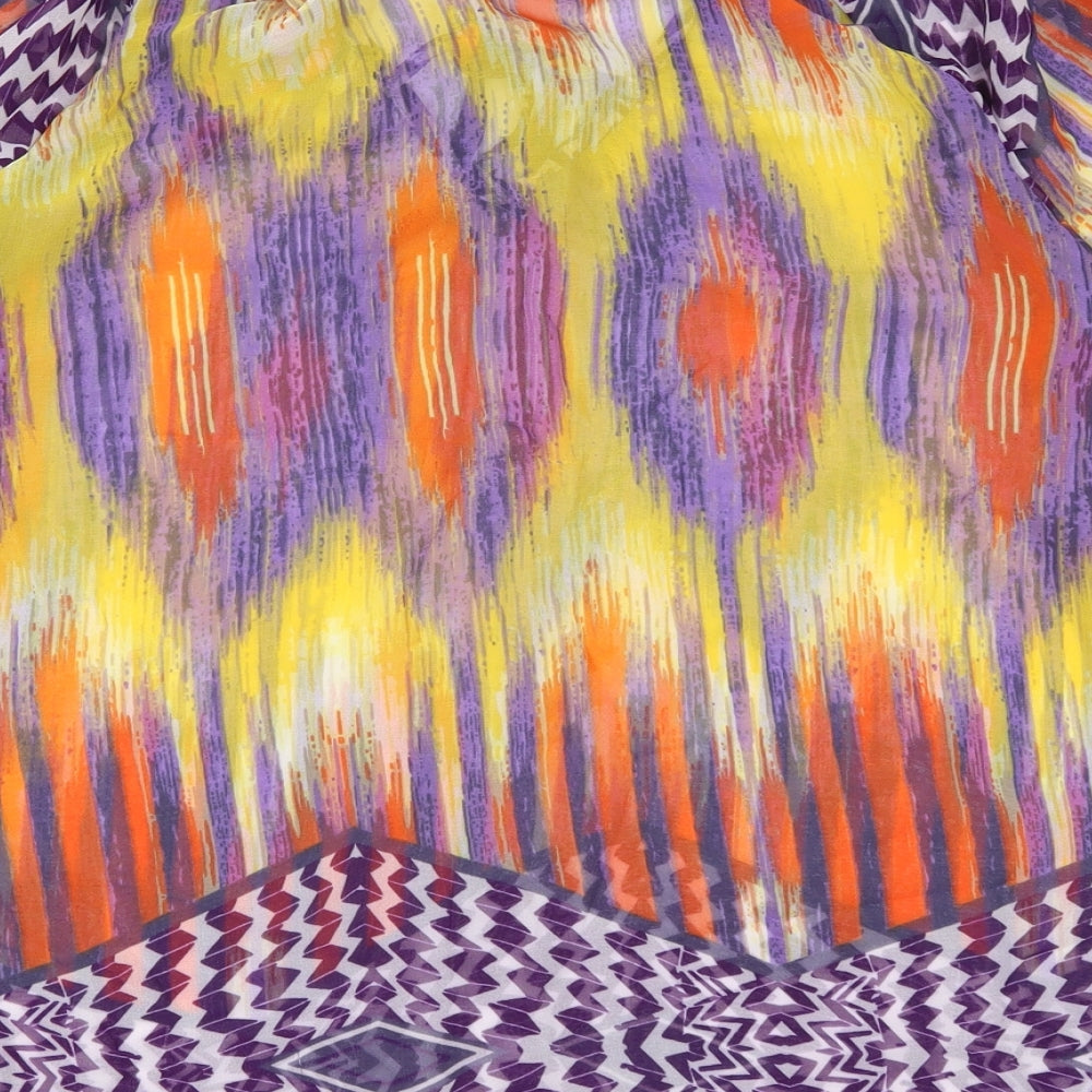 Atmosphere Womens Multicoloured Geometric Basic Blouse Size 10