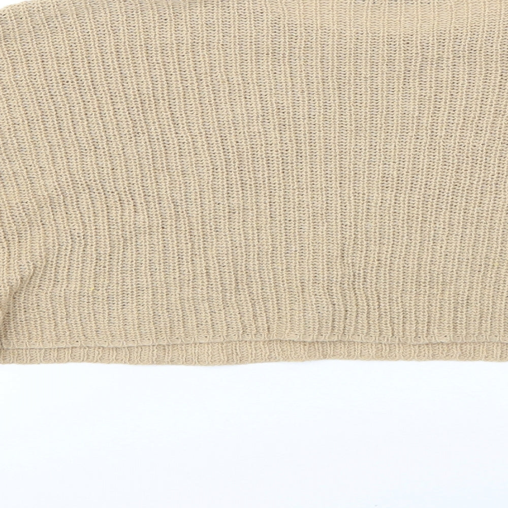 PRETTYLITTLETHING Womens Brown Pullover Jumper Size M