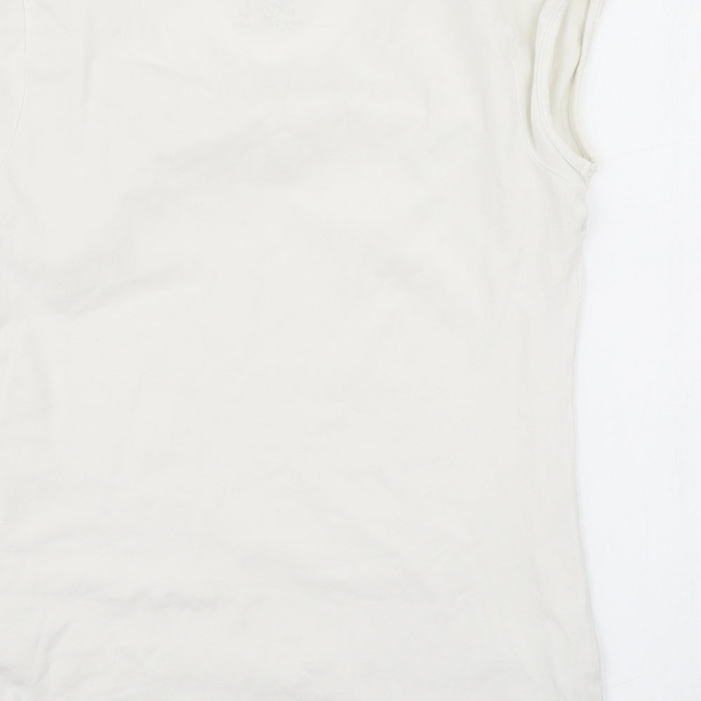 Not the same Womens White Basic T-Shirt Size M