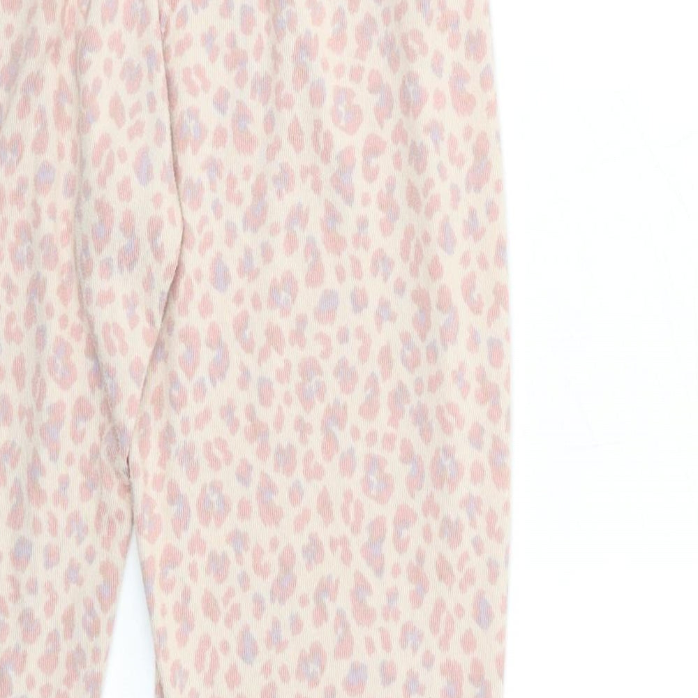 Michelle Keegan Womens Pink Floral Sweatpants Trousers Size M L27 in