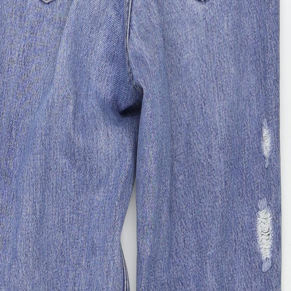 Topshop Womens Blue Denim Mom Jeans Size 25 in L32 in