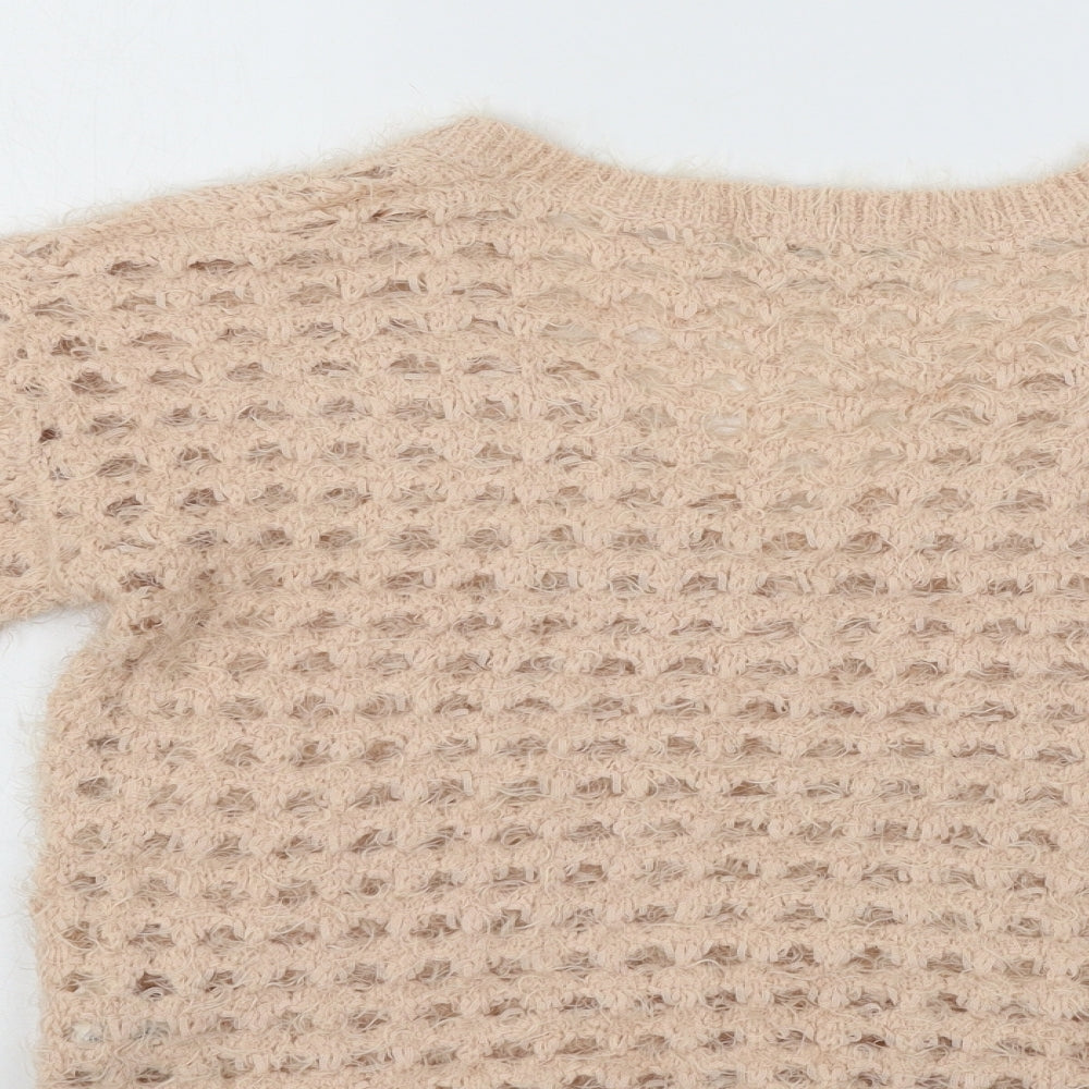 NEXT Womens Pink Knit Pullover Jumper Size S