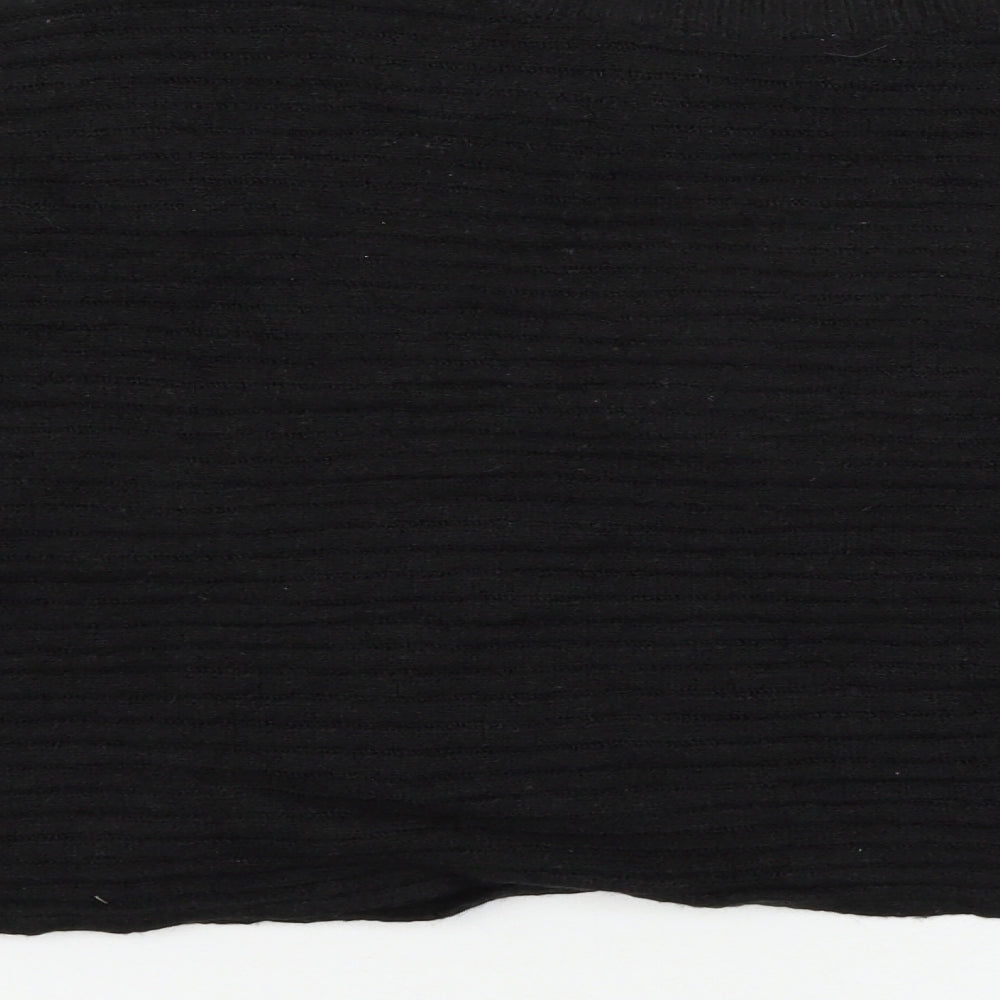 Select Womens Black Knit Pullover Jumper Size S