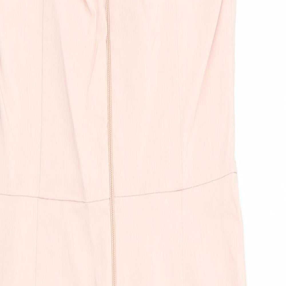 ASOS Womens Pink A-Line Size 10