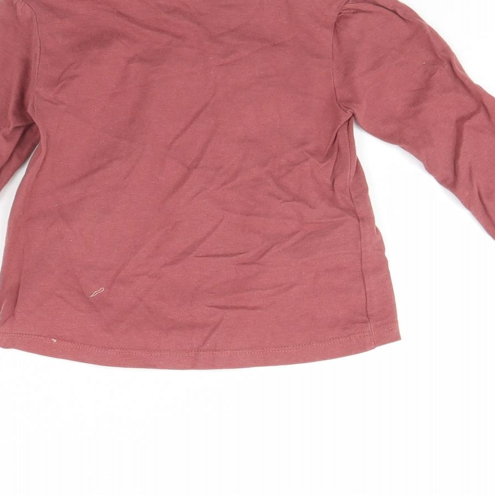 TU Girls Red Basic T-Shirt Size 12 Months