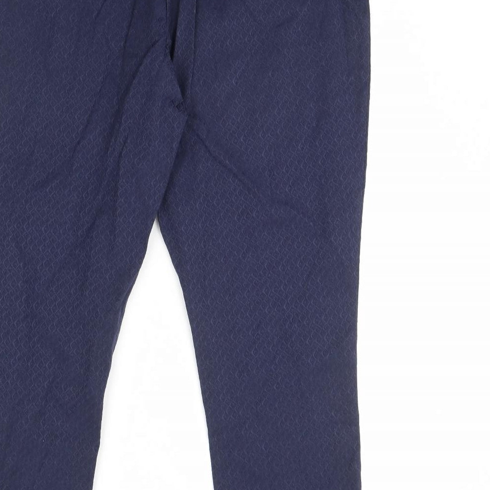 F&F Womens Blue Trousers Size 40 in L29 in