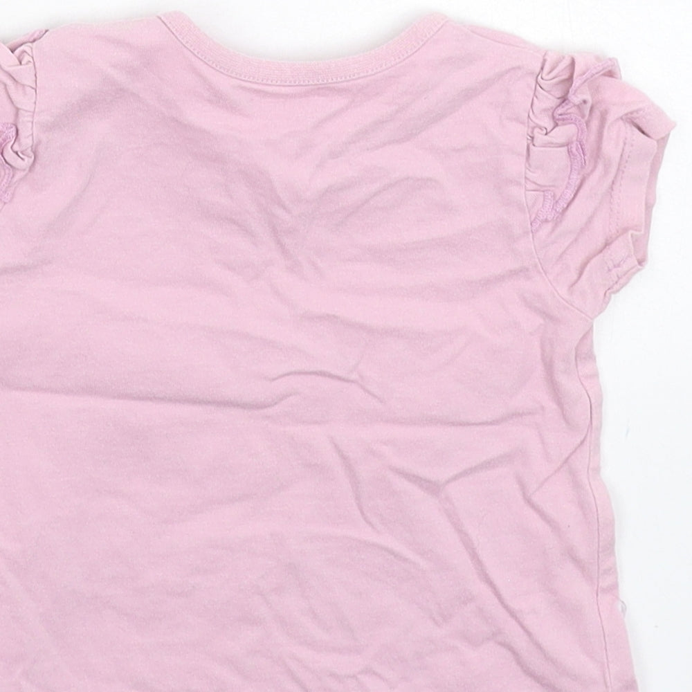 Nutmeg Girls Pink Basic T-Shirt Size 9-12 Months