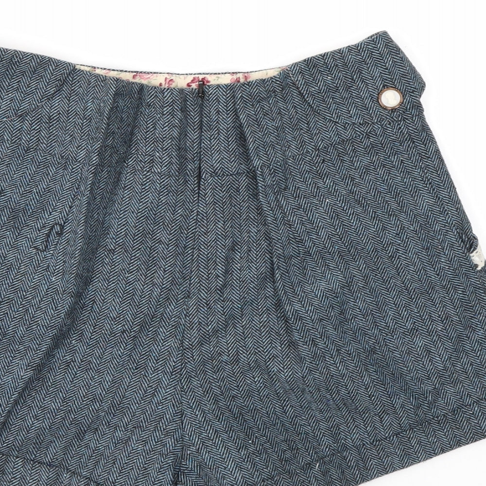 JDM Womens Blue Cut-Off Shorts Size L