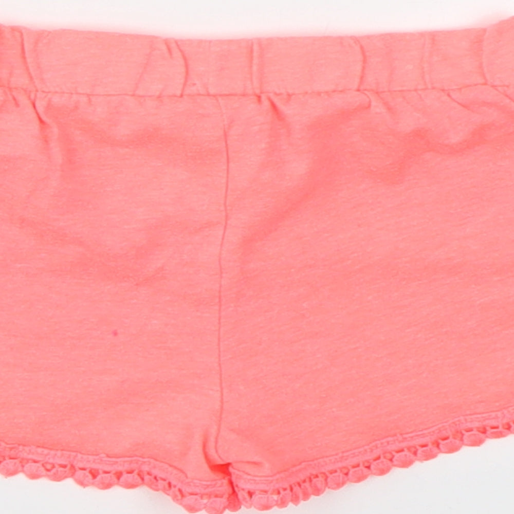 JEFF & CO Girls Pink Capri Trousers Size 18-24 Months