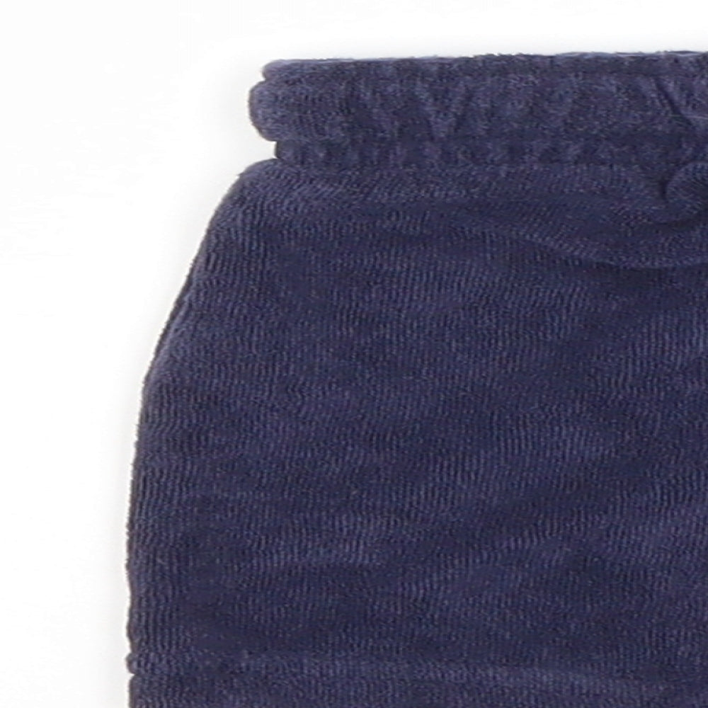 NUTMEG Girls Blue Capri Trousers Size 12-18 Months
