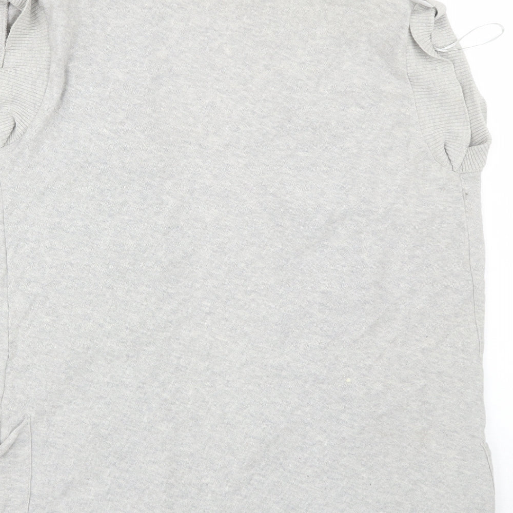 River Island Womens Grey Cardigan Jumper Size 10