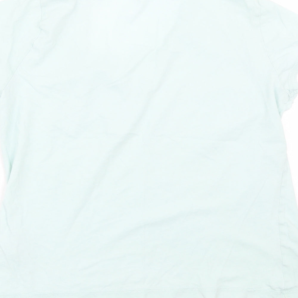 Marks & Spencer Womens Green Top Pyjama Top Size 8