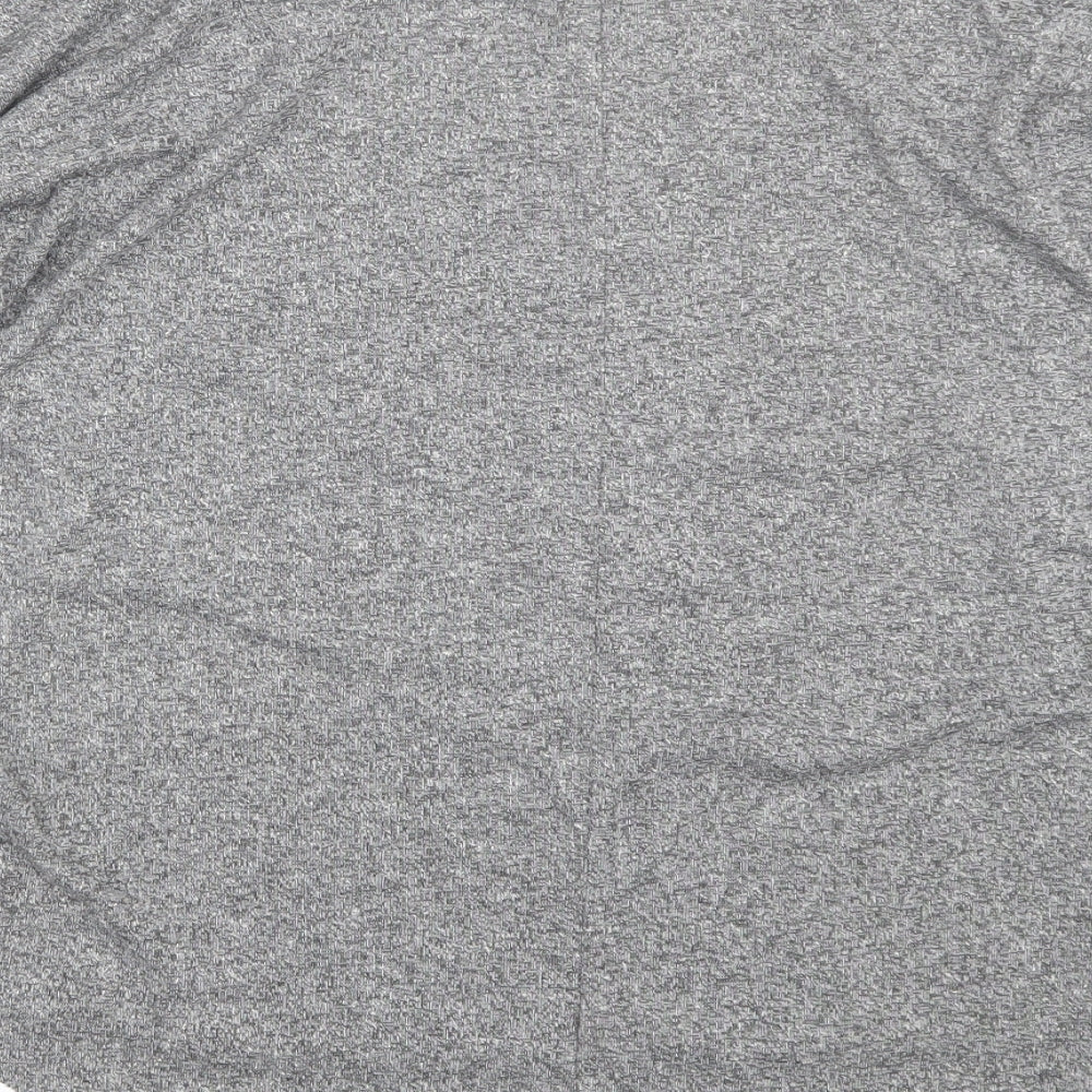 Topshop Womens Grey Basic T-Shirt Size 10