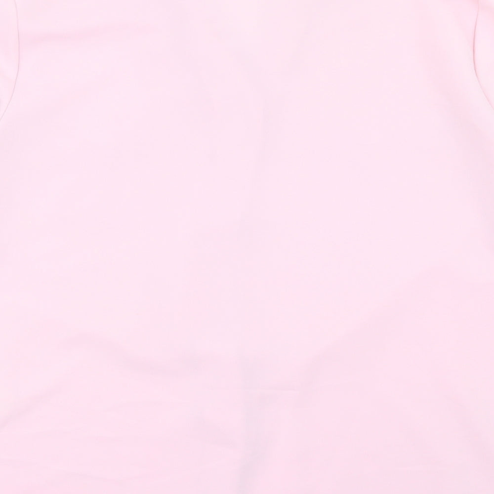 St Micheal Womens Pink Basic Button-Up Size 14