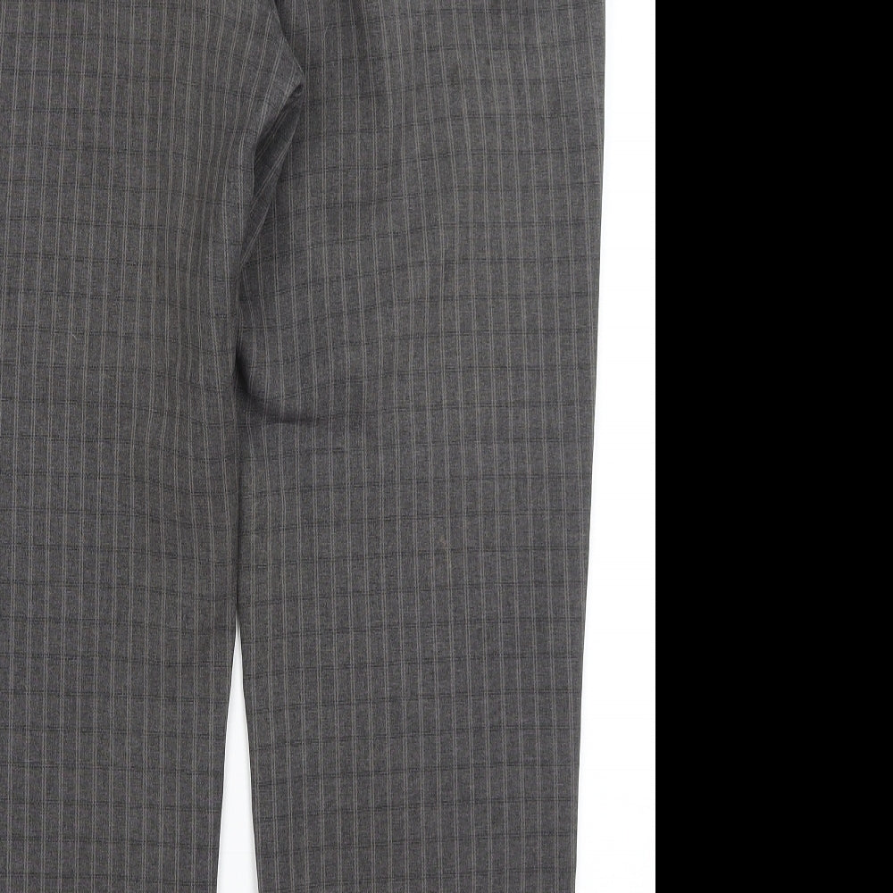 Special Collection Womens Grey Check Trousers Size 16 L26 in