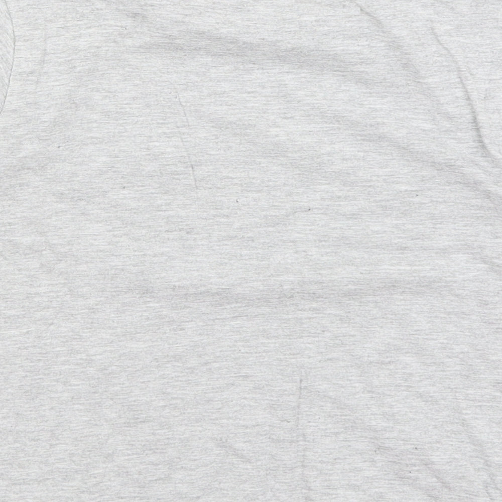 Emoji Boys Grey Basic T-Shirt Size 8-9 Years - Game Time