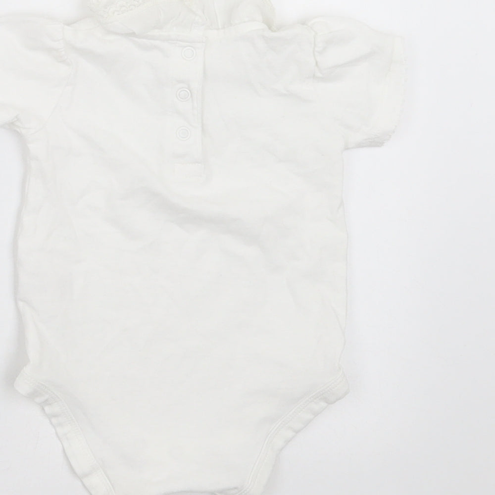 TU Baby White Babygrow One-Piece Size 3-6 Months